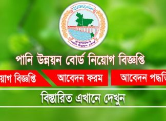 পানি উন্নয়ন বোর্ডে নতুন নিয়োগ বিজ্ঞপ্তি BWDB Job Circular 2020