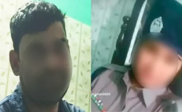পুলিশ স্বামীর ইউনিফর্ম পরে স্ত্রীর ‘টিকটক কনস্টেবল প্রত্যাহার